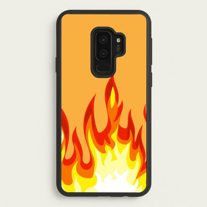 Orange Flame  - Flame Phone Case for Galaxy S9 Plus