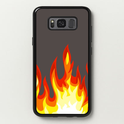 Grey Flame  - Flame Phone Case for Galaxy S8 Plus