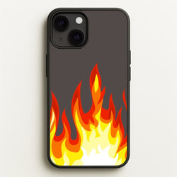 Grey Flame  - Flame Phone Case for iPhone 13
