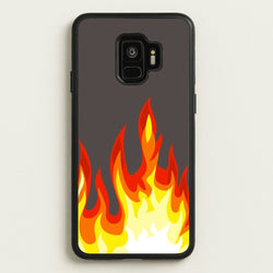 Grey Flame  - Flame Phone Case for Galaxy S9