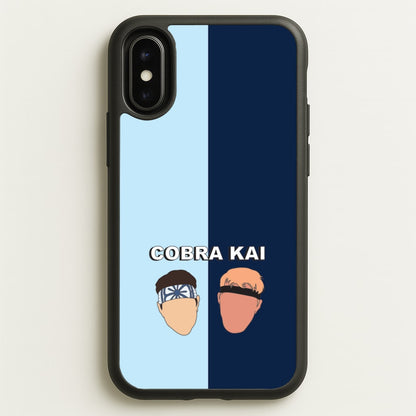 Johnny And LaRusso  - Cobra Kai Phone Case for iPhone X / XS