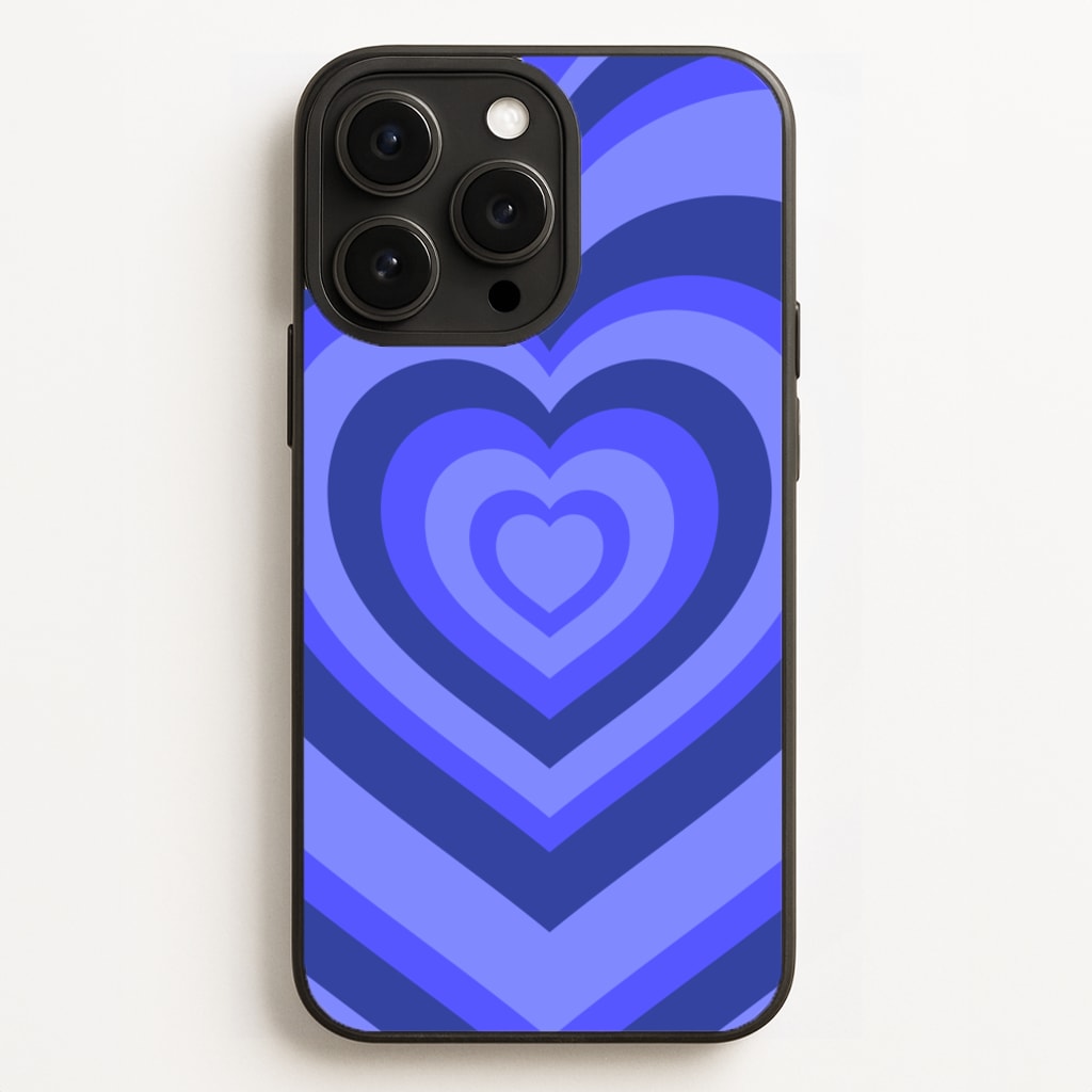 Blue - Colourful Hearts Phone Case