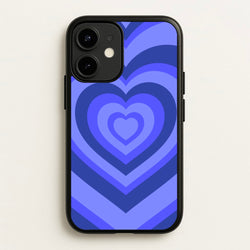 Blue - Colourful Hearts  - Colourful Hearts Phone Case for iPhone 12 Mini