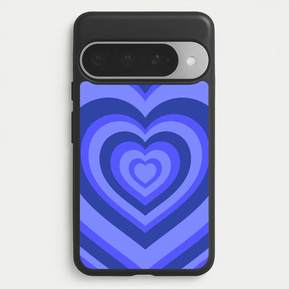 Blue - Colourful Hearts Phone Case for Google Pixel 10 Pro XL