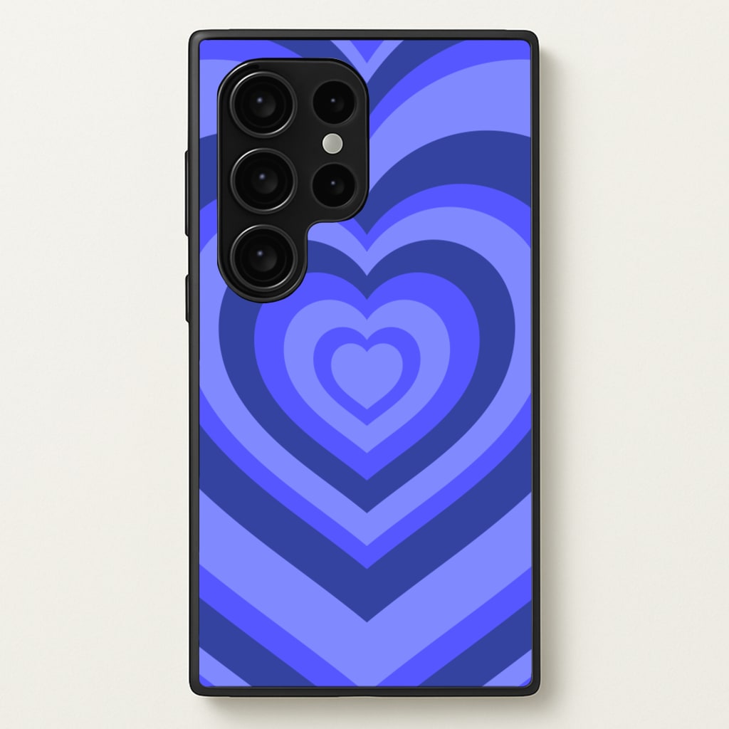 Blue - Colourful Hearts  - Colourful Hearts Phone Case for Galaxy S24 Ultra