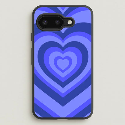 Blue - Colourful Hearts  - Colourful Hearts Phone Case for Google Pixel 9a