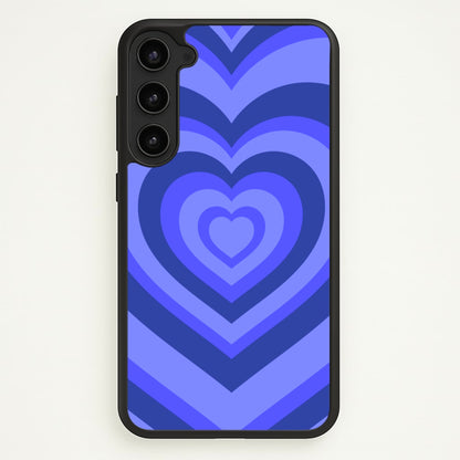 Blue - Colourful Hearts  - Colourful Hearts Phone Case for Galaxy S23