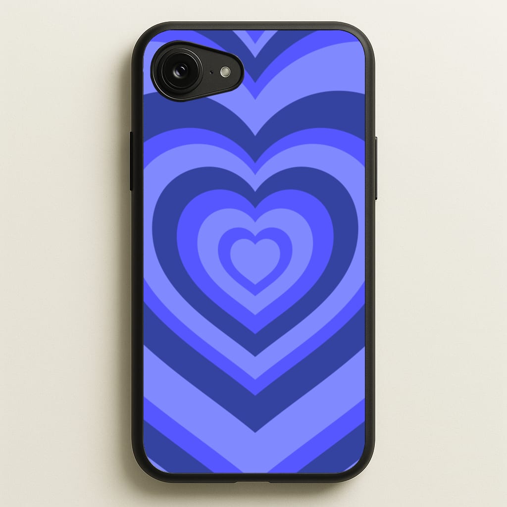 Blue - Colourful Hearts  - Colourful Hearts Phone Case for iPhone 16e