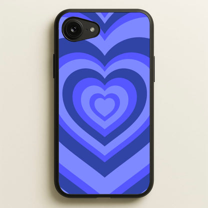 Blue - Colourful Hearts  - Colourful Hearts Phone Case for iPhone 16e