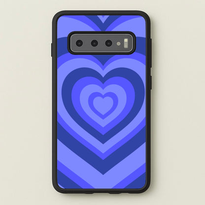 Blue - Colourful Hearts  - Colourful Hearts Phone Case for Galaxy S10