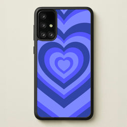 Blue - Colourful Hearts  - Colourful Hearts Phone Case for Galaxy A71