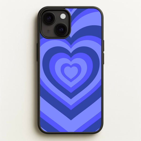 Blue - Colourful Hearts  - Colourful Hearts Phone Case for iPhone 13 Mini