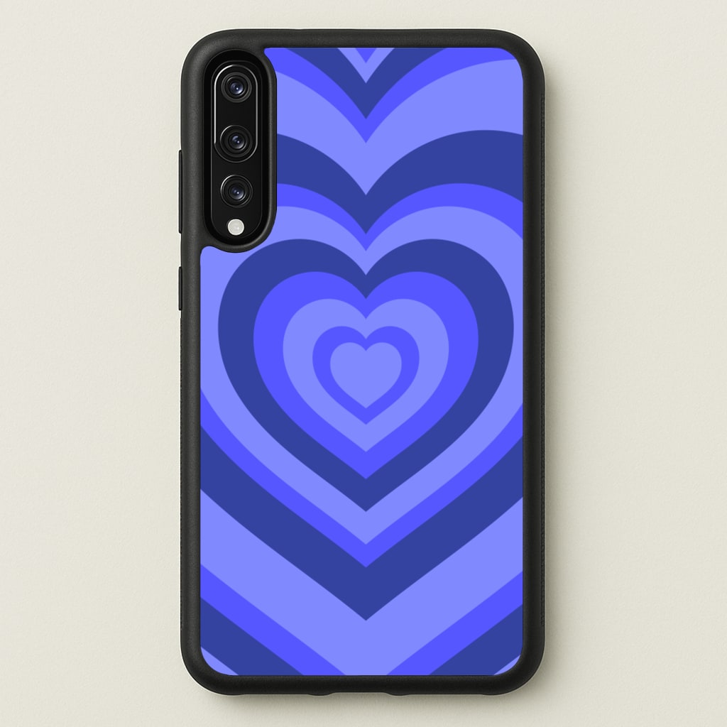 Blue - Colourful Hearts  - Colourful Hearts Phone Case for Huawei P20 Pro