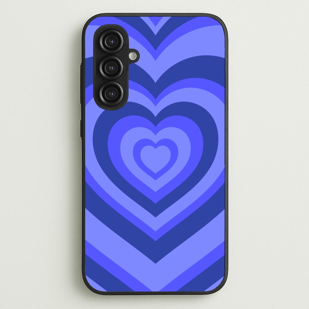 Blue - Colourful Hearts  - Colourful Hearts Phone Case for Galaxy S23FE