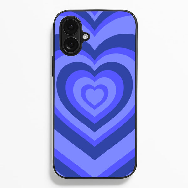 Blue - Colourful Hearts  - Colourful Hearts Phone Case for iPhone 16 Plus