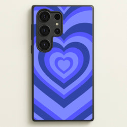 Blue - Colourful Hearts  - Colourful Hearts Phone Case for Galaxy S25 Ultra