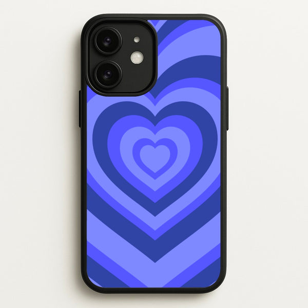 Blue - Colourful Hearts  - Colourful Hearts Phone Case for iPhone 11
