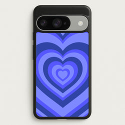 Blue - Colourful Hearts Phone Case for Google Pixel 10 / 10 Pro