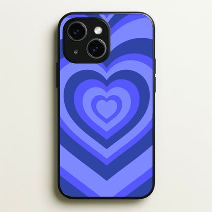 Blue - Colourful Hearts  - Colourful Hearts Phone Case for iPhone 14 Plus