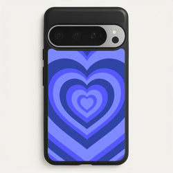 Blue - Colourful Hearts  - Colourful Hearts Phone Case for Google Pixel 9 Pro XL