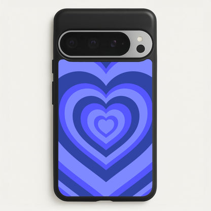 Blue - Colourful Hearts  - Colourful Hearts Phone Case for Google Pixel 9 Pro XL