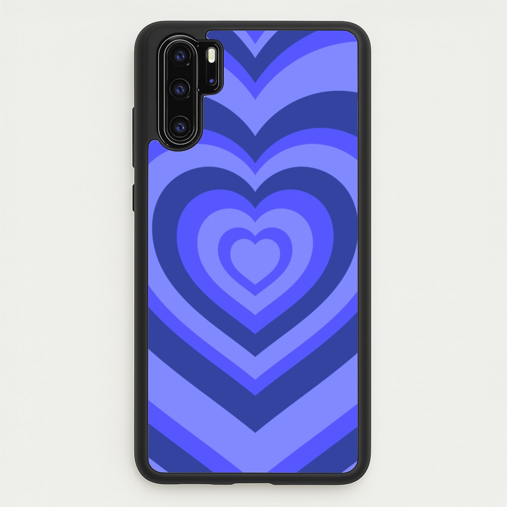 Blue - Colourful Hearts  - Colourful Hearts Phone Case for Huawei P30 Pro