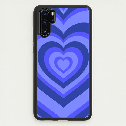 Blue - Colourful Hearts  - Colourful Hearts Phone Case for Huawei P30 Pro
