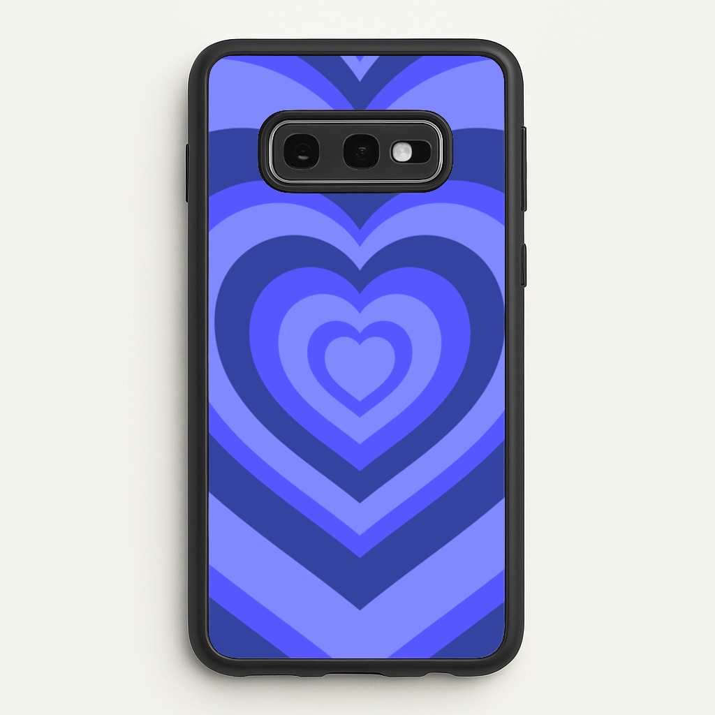 Blue - Colourful Hearts  - Colourful Hearts Phone Case for Galaxy S10e