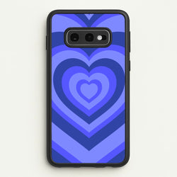 Blue - Colourful Hearts  - Colourful Hearts Phone Case for Galaxy S10e