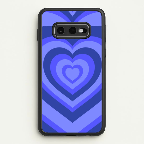 Blue - Colourful Hearts  - Colourful Hearts Phone Case for Galaxy S10e