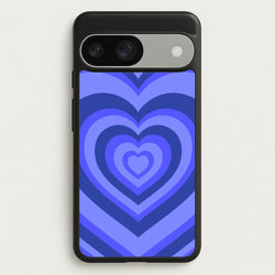 Blue - Colourful Hearts  - Colourful Hearts Phone Case for Google Pixel 9 / 9 Pro