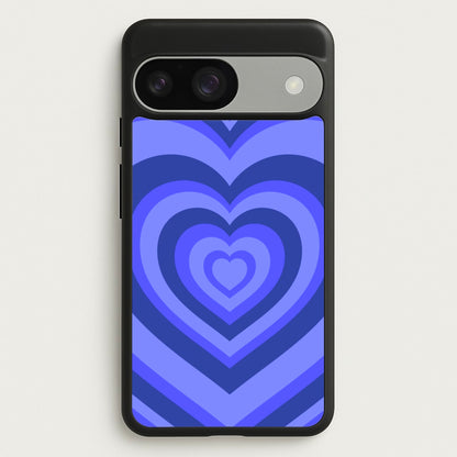 Blue - Colourful Hearts  - Colourful Hearts Phone Case for Google Pixel 9 / 9 Pro