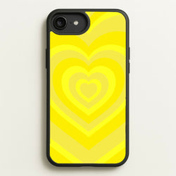 Yellow - Colourful Hearts  - Colourful Hearts Phone Case for iPhone 6 Plus / 7 Plus / 8 Plus