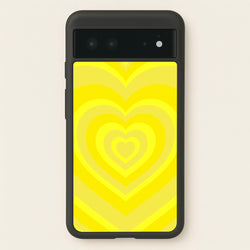 Yellow - Colourful Hearts  - Colourful Hearts Phone Case for Google Pixel 6
