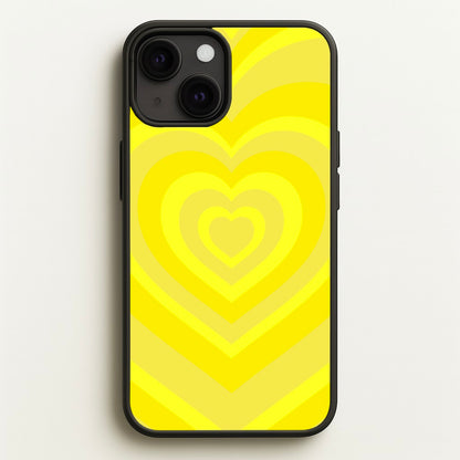 Yellow - Colourful Hearts  - Colourful Hearts Phone Case for iPhone 13 Mini
