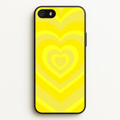 Yellow - Colourful Hearts  - Colourful Hearts Phone Case for iPhone 5 / 5s / SE 2016