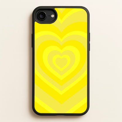 Yellow - Colourful Hearts  - Colourful Hearts Phone Case for iPhone 6 / 7 / 8 / SE