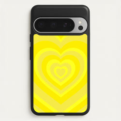 Yellow - Colourful Hearts  - Colourful Hearts Phone Case for Google Pixel 9 Pro XL