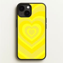 Yellow - Colourful Hearts  - Colourful Hearts Phone Case for iPhone 13