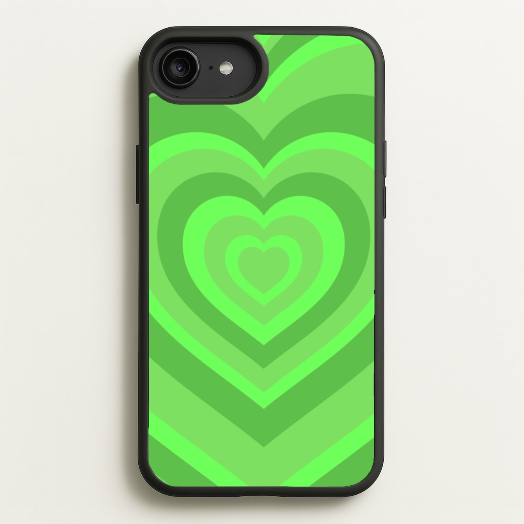 Green - Colourful Hearts  - Colourful Hearts Phone Case for iPhone 6 Plus / 7 Plus / 8 Plus