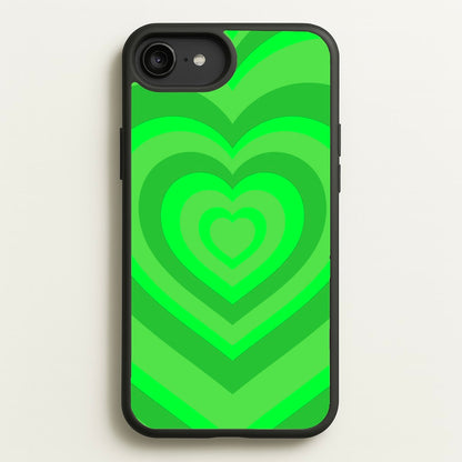 Green - Colourful Hearts  - Colourful Hearts Phone Case for iPhone 6 Plus / 7 Plus / 8 Plus