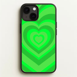 Green - Colourful Hearts  - Colourful Hearts Phone Case for iPhone 13 Mini