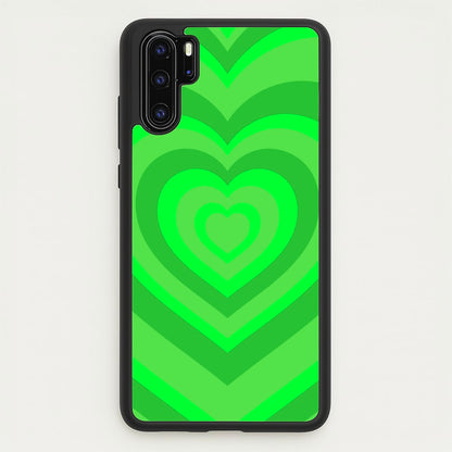 Green - Colourful Hearts  - Colourful Hearts Phone Case for Huawei P30 Pro