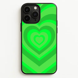 Green - Colourful Hearts  - Colourful Hearts Phone Case for iPhone 11 Pro