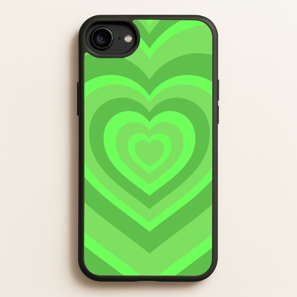 Green - Colourful Hearts  - Colourful Hearts Phone Case for iPhone 6 / 7 / 8 / SE