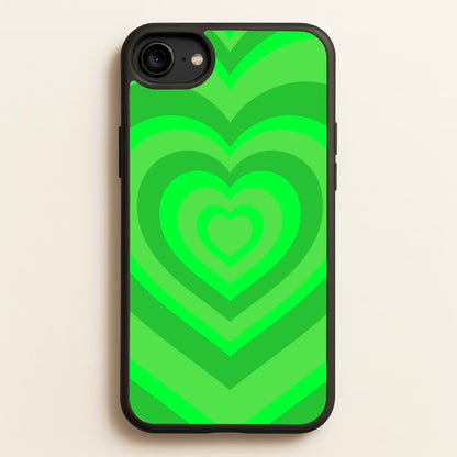 Green - Colourful Hearts  - Colourful Hearts Phone Case for iPhone 6 / 7 / 8 / SE