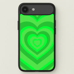 Green - Colourful Hearts Phone Case for iPhone 17 Air