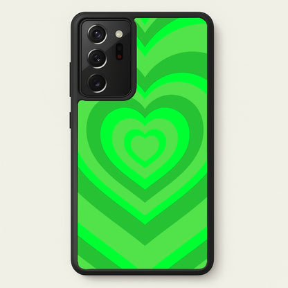 Green - Colourful Hearts  - Colourful Hearts Phone Case for Galaxy Note 20 Ultra