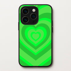 Green - Colourful Hearts  - Colourful Hearts Phone Case for iPhone 15 Pro Max