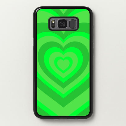 Green - Colourful Hearts  - Colourful Hearts Phone Case for Galaxy S8 Plus